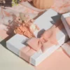 Tekokukkakimppu Peach