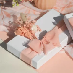 Tekokukkakimppu Peach