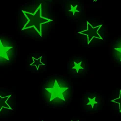 Tähtikuvioinen Glow in the Dark -huopa