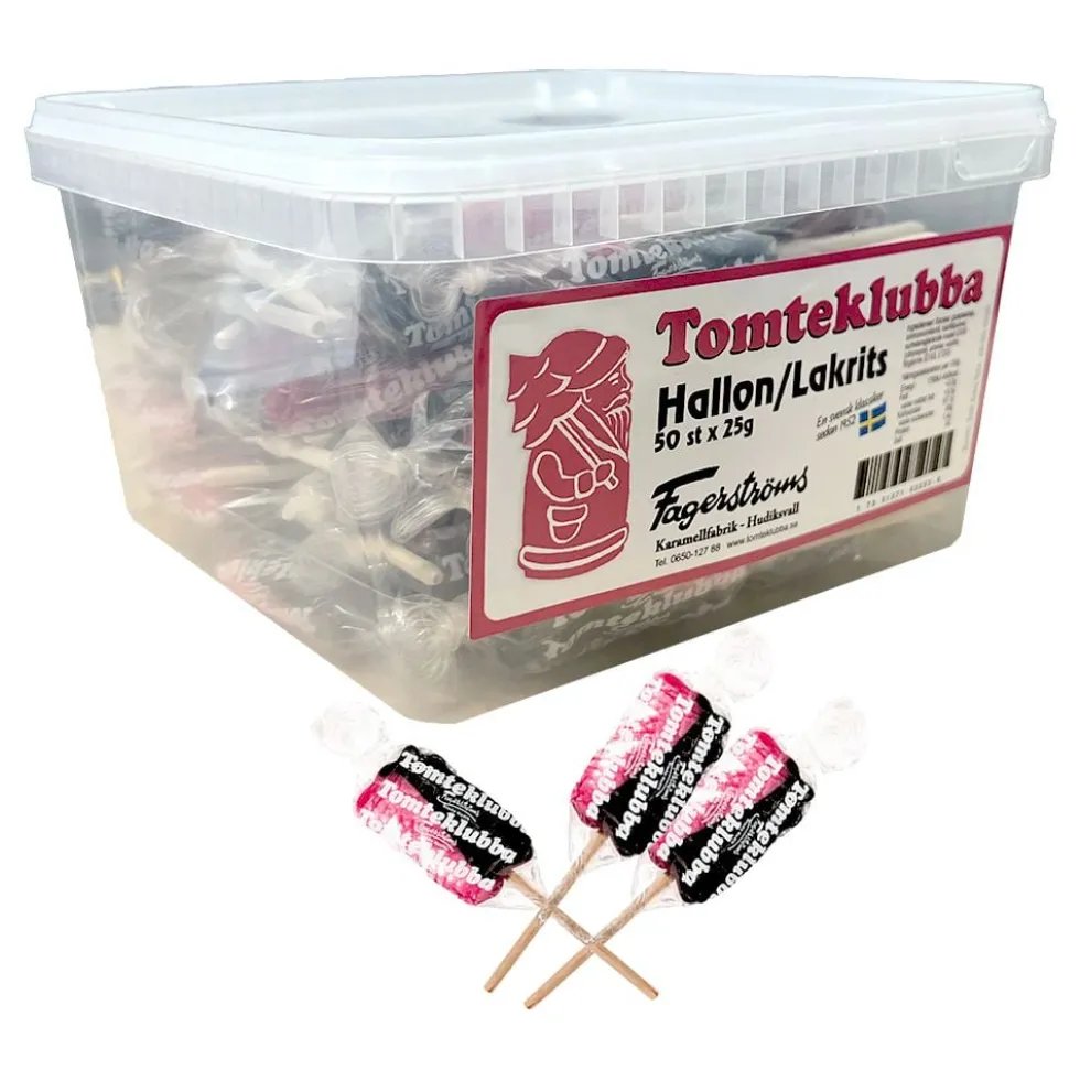 Tomteklubba Hallon/Lakrits Suurpakkaus