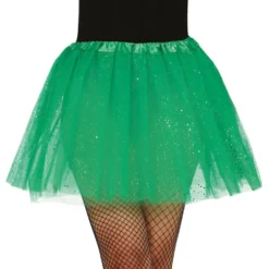 Tummanvihreä Tyllihame Glitterillä