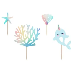Täytekakkukoriste Narwhal