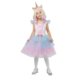 Unicorn-mekko Lasten Naamiaisasu