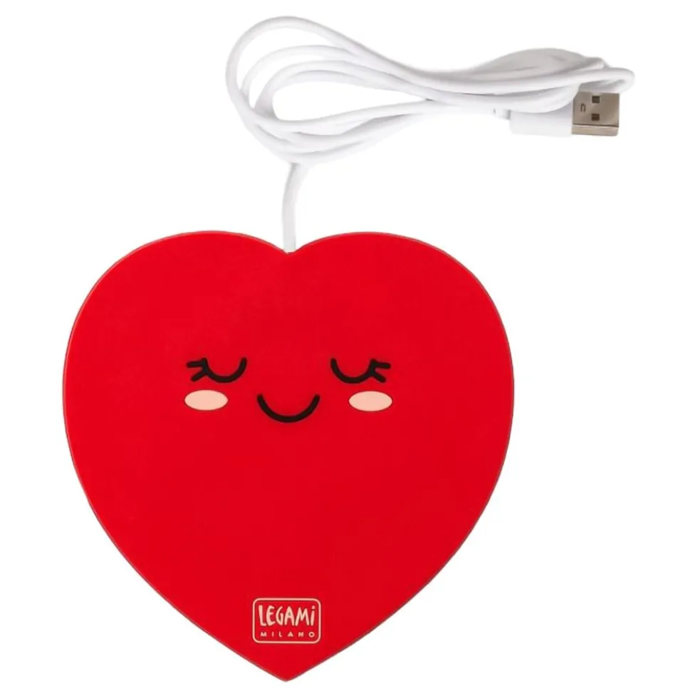 USB-mukilämmitin Sydän