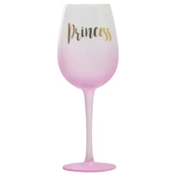 Vaaleanpunainen Viinilasi Princess