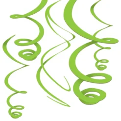Vaaleanvihreä Swirls-kattokoriste