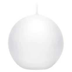 Valkoinen pallokynttilä