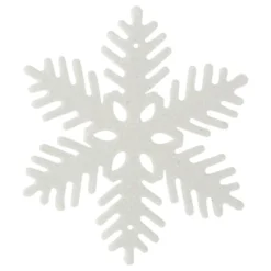 Valkoiset Lumihiutalejoulukoristeet