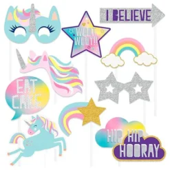 Valokuvausrekvisiitta Happy Birthday Unicorn