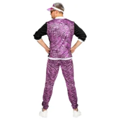 Verryttelypuku Miehet Leopard Violetti