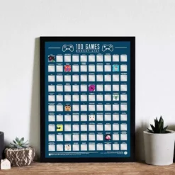 100 Video Games Bucket List Raaputustaulu
