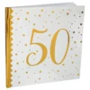 Vieraskirja 50 Valkoinen/Kulta