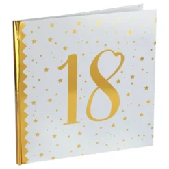 Vieraskirja 18 Valkoinen/Kulta