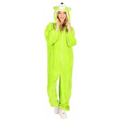 Vihreä Karhu Onesie Naamiaisasu