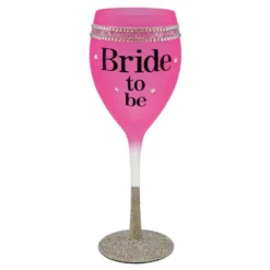 Viinilasi Vaaleanpunainen Bride To Be