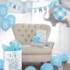 Viirinauha Baby Shower Sininen