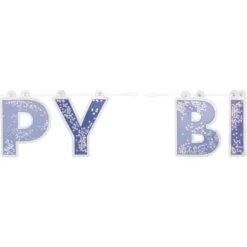 Viirinauha Happy Birthday Galaxy Lila