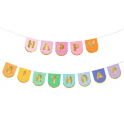 Viirinauha Happy Birthday Monivärinen