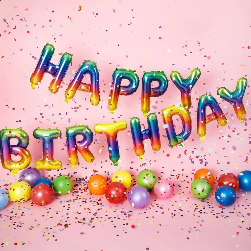 Viirinauha Happy Birthday Rainbow