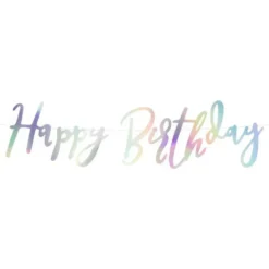 Viirinauha Happy Birthday Sateenkaarenhohtava