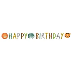 Viirinauha Happy Birthday Viidakon Eläimet