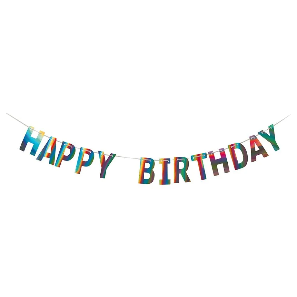 Viirinauha Happy Birthday Värikäs
