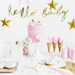 Viirinauha Hello Baby Kulta Metallic