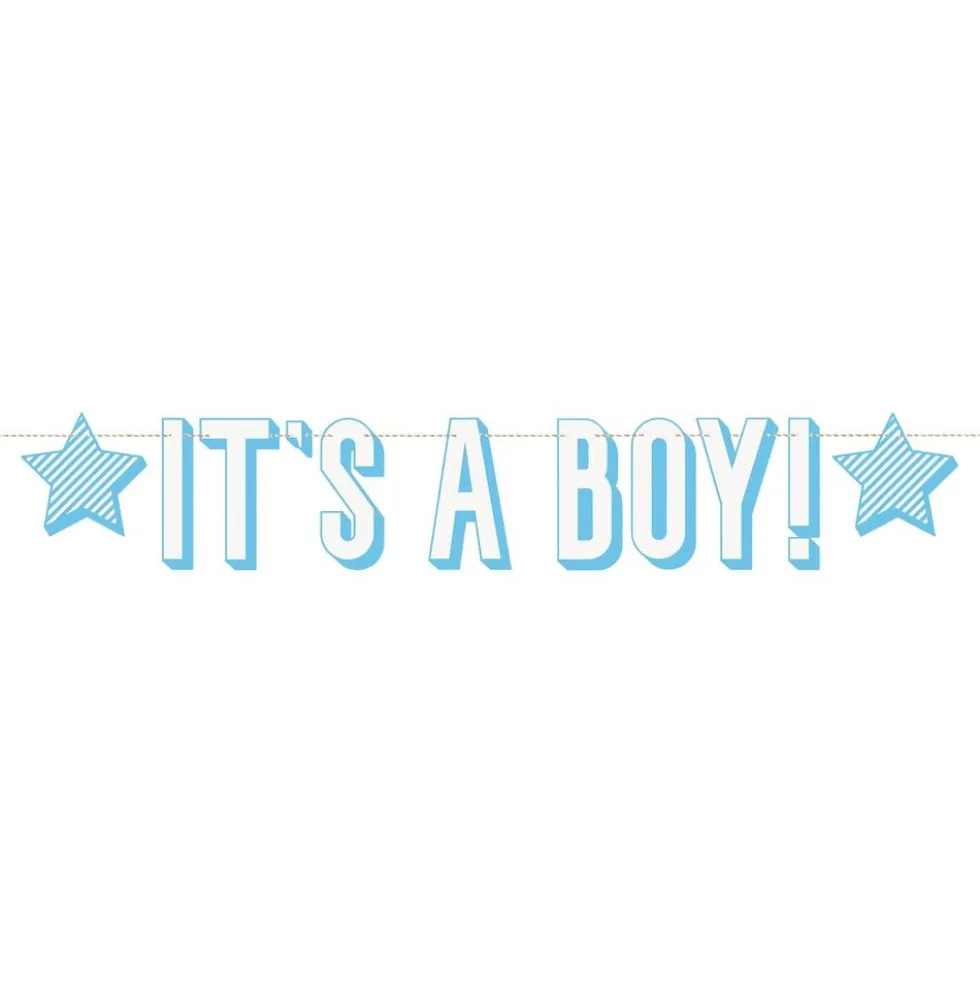 Viirinauha Its A Boy Sininen
