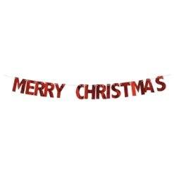 Viirinauha Merry Christmas Punainen