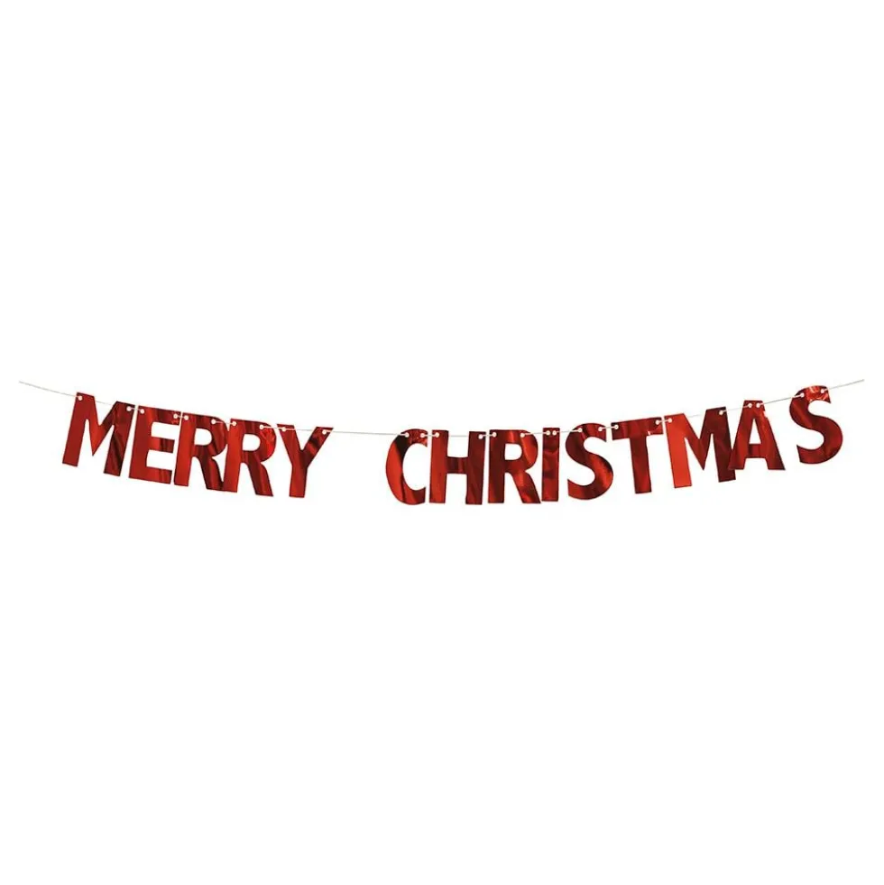 Viirinauha Merry Christmas Punainen