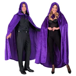 Viitta hupulla sametti violetti