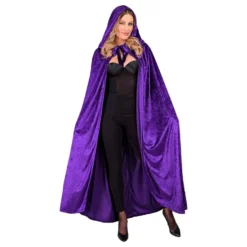 Viitta hupulla sametti violetti