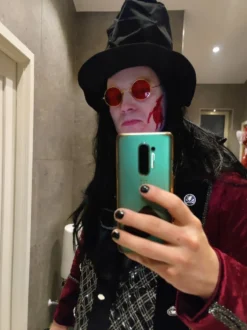 Viktoriaaninen Vampyyri Halloween Naamiaisasu