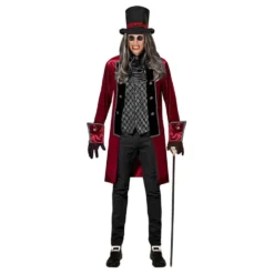 Viktoriaaninen Vampyyri Halloween Naamiaisasu
