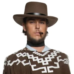 Villin lännen cowboyhattu Ruskea