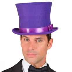 Violetti silinterihattu